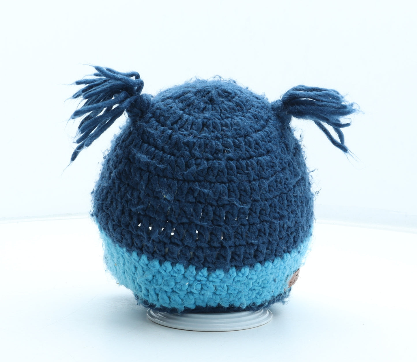 Hi Gear Boys Blue Acrylic Winter Hat Size L - Owl