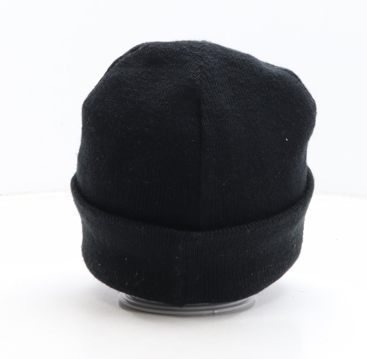 TU Womens Black Acrylic Beanie One Size