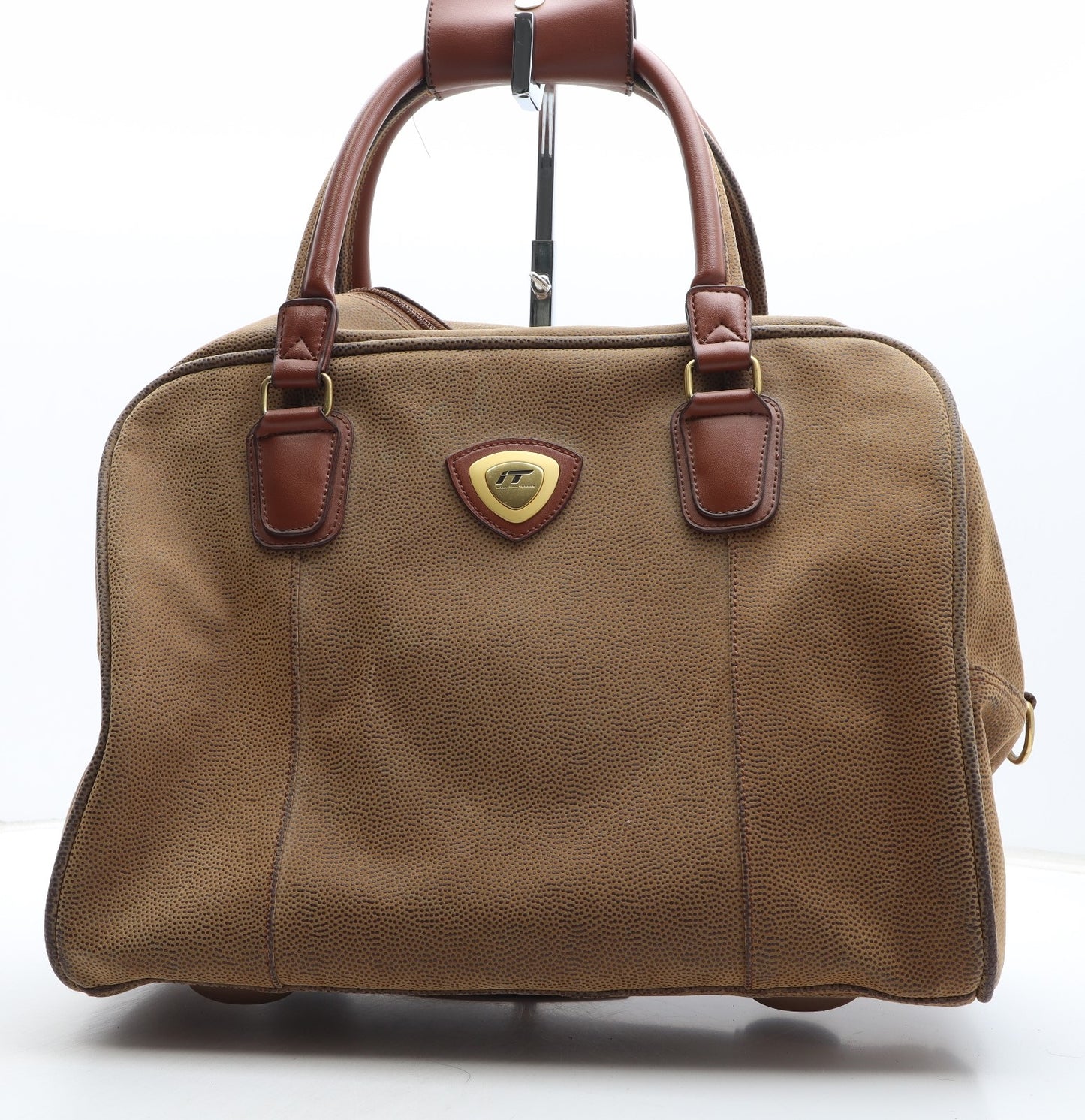 International Travel Womens Brown Polyurethane Duffle Size Large