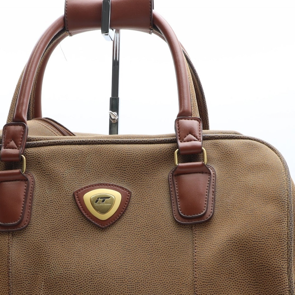 International Travel Womens Brown Polyurethane Duffle Size Large