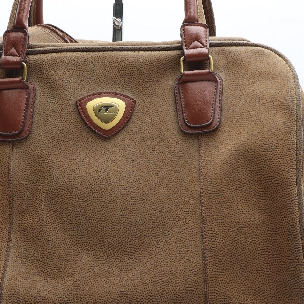 International Travel Womens Brown Polyurethane Duffle Size Large