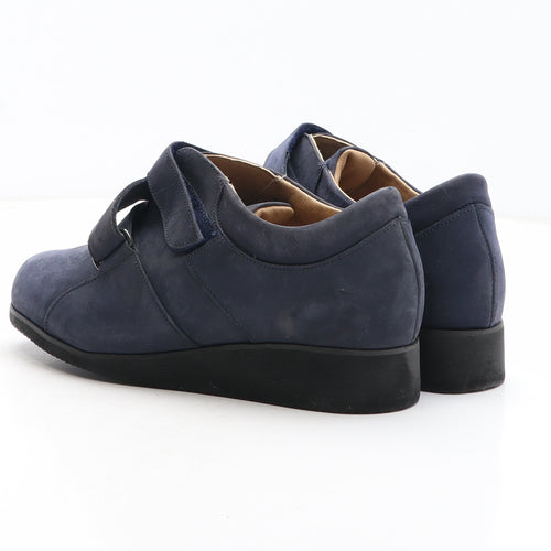 Preworn Womens Blue Synthetic Slip On Casual UK - UK Size Estimated 5
