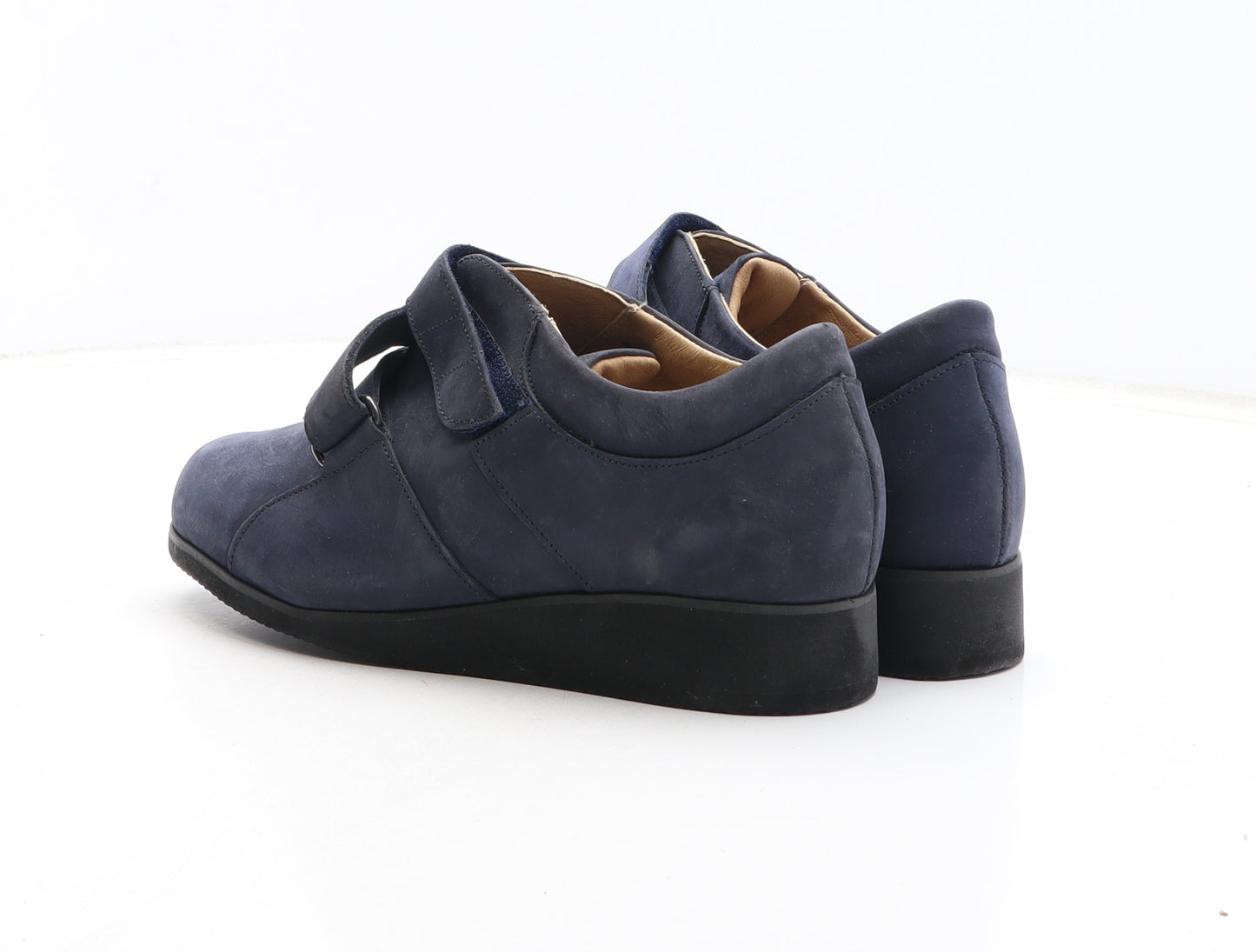 Preworn Womens Blue Synthetic Slip On Casual UK - UK Size Estimated 5