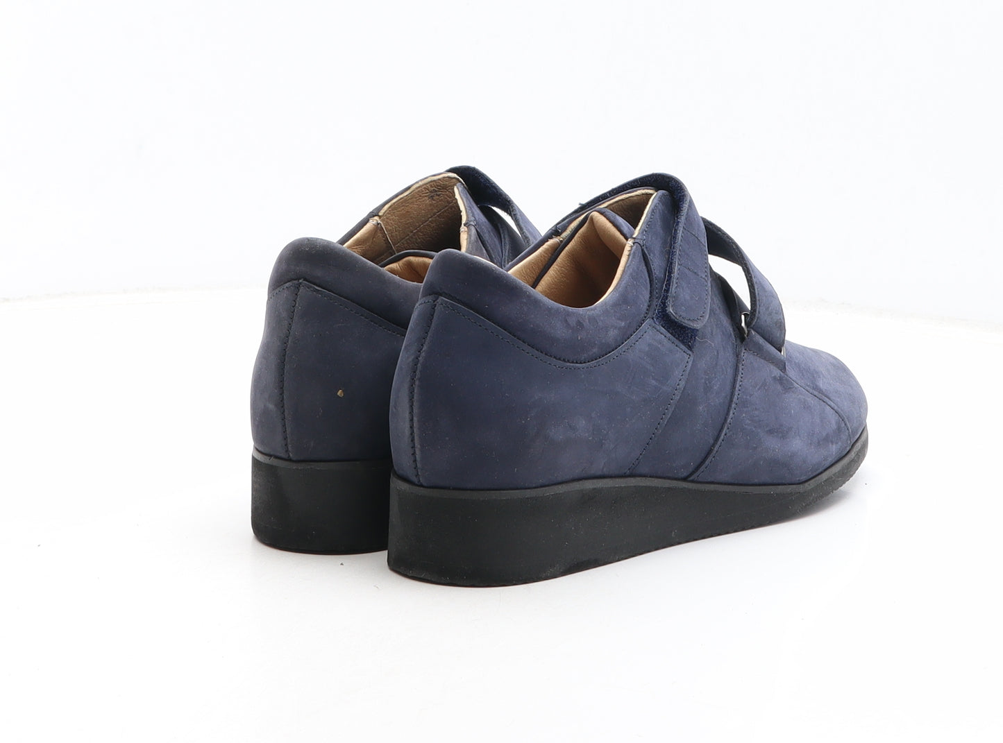 Preworn Womens Blue Synthetic Slip On Casual UK - UK Size Estimated 5