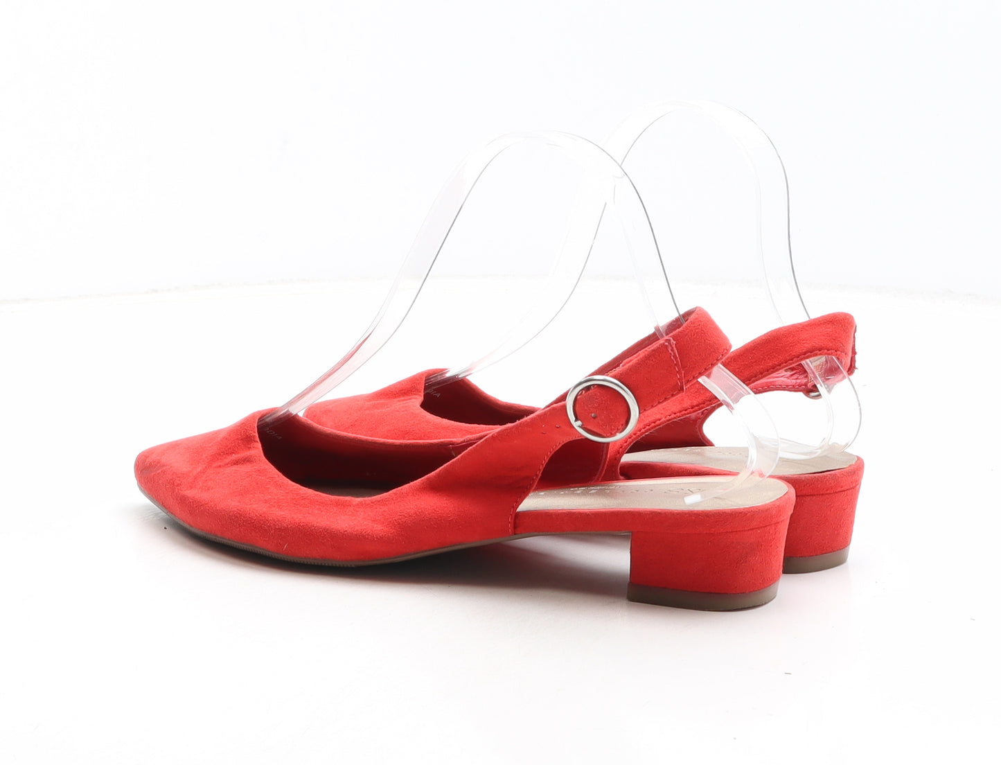 Marks and Spencer Womens Red Synthetic Slingback Heel UK