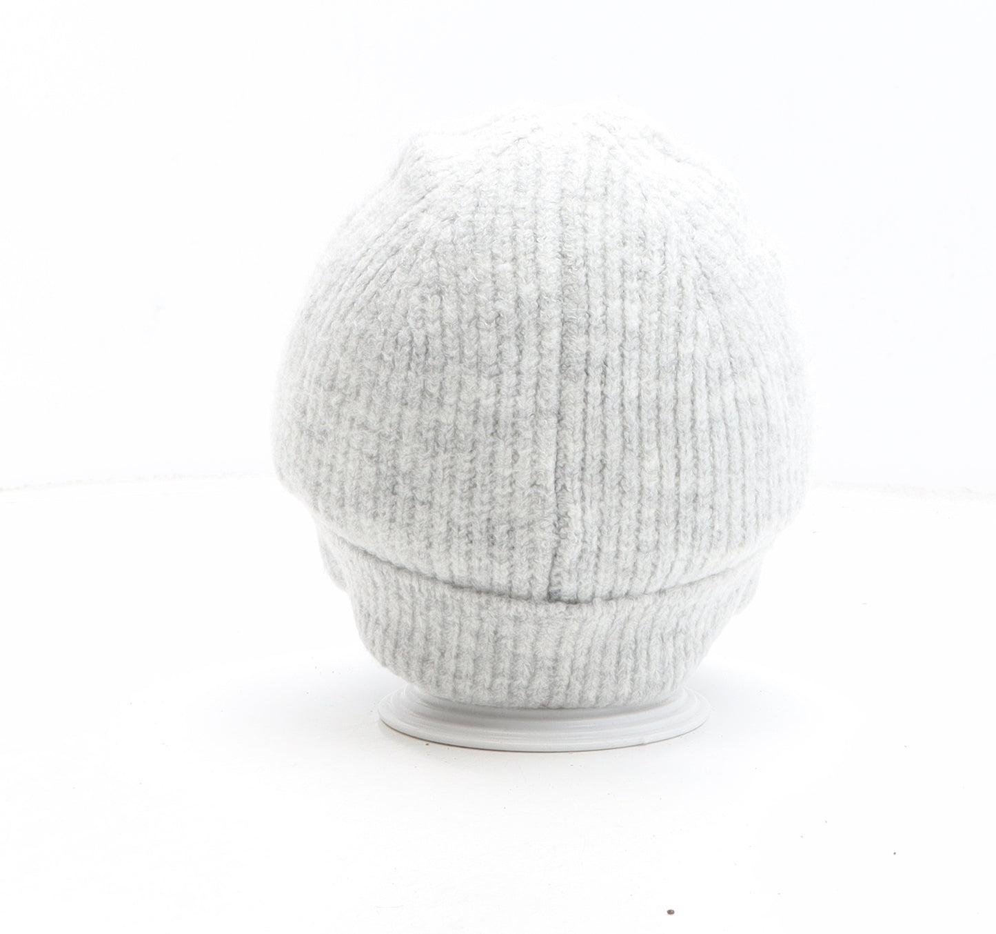 Marks and Spencer Girls Grey Acrylic Beanie One Size - Snoopy Size 10-13 Years