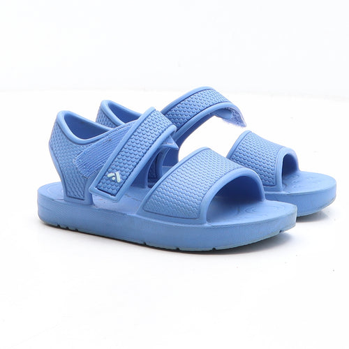 Preworn Boys Blue Synthetic Slingback Sandal UK 6