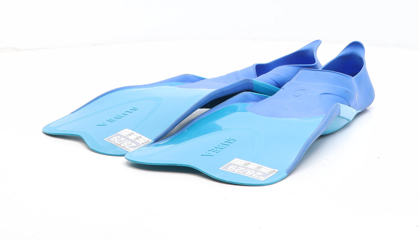 Subea Boys Blue Plastic Trainer UK 10 - Swimming Fins