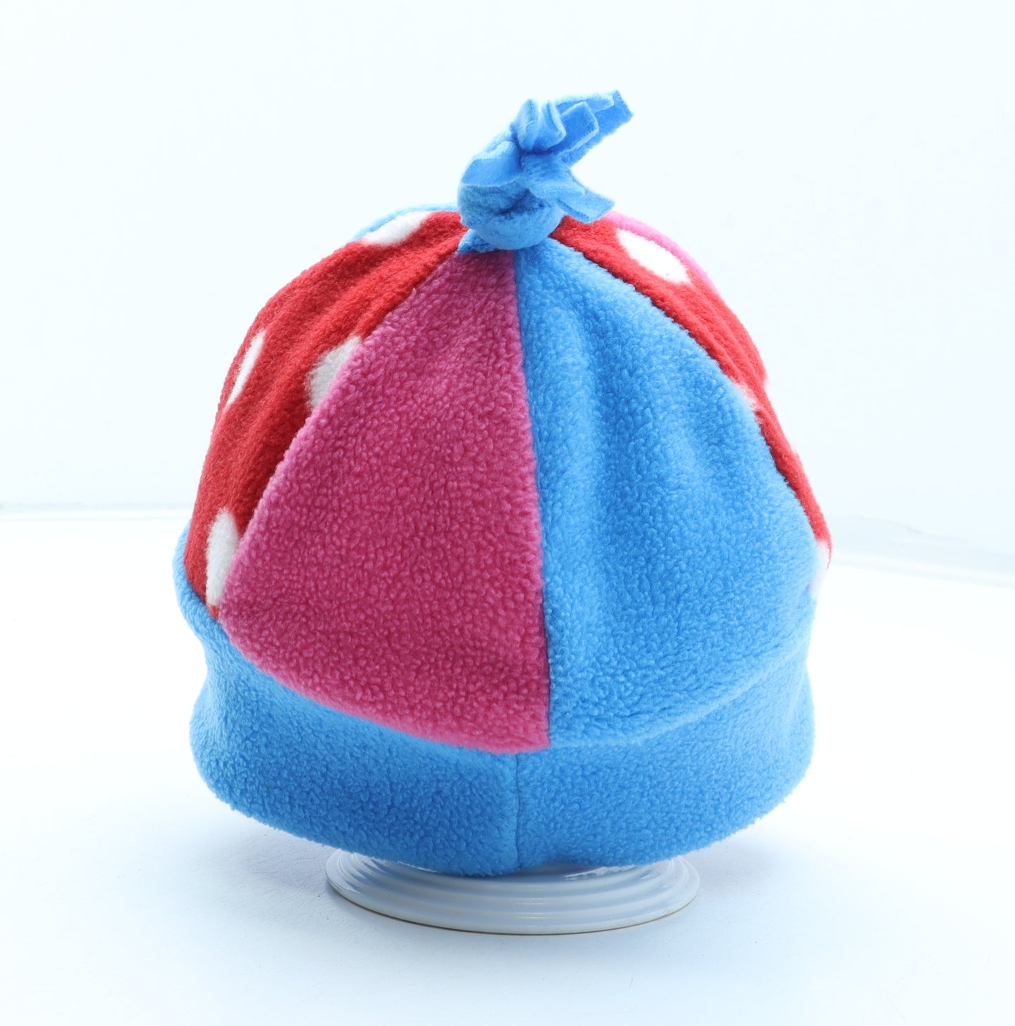 Preworn Womens Multicoloured Colourblock Polyester Beanie One Size
