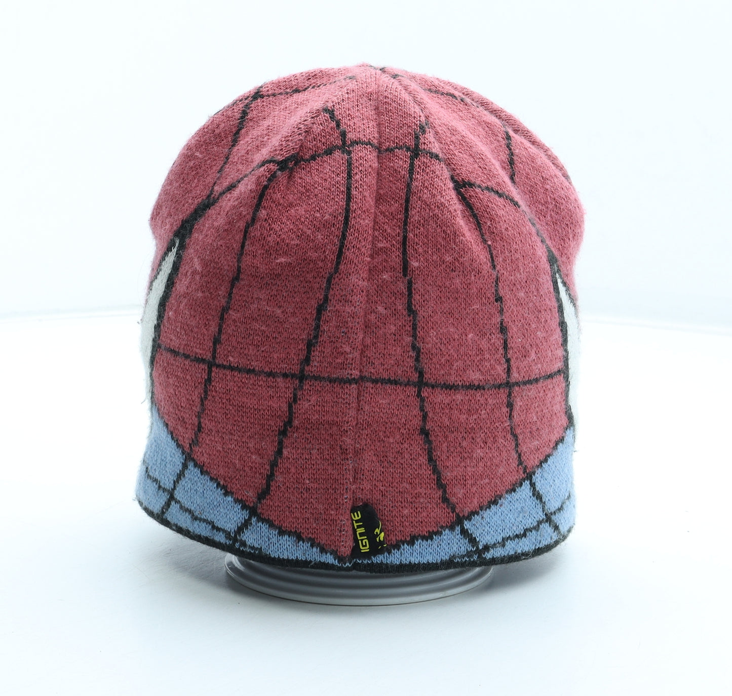 Ignite Mens Multicoloured Acrylic Beanie Size S - Spiderman
