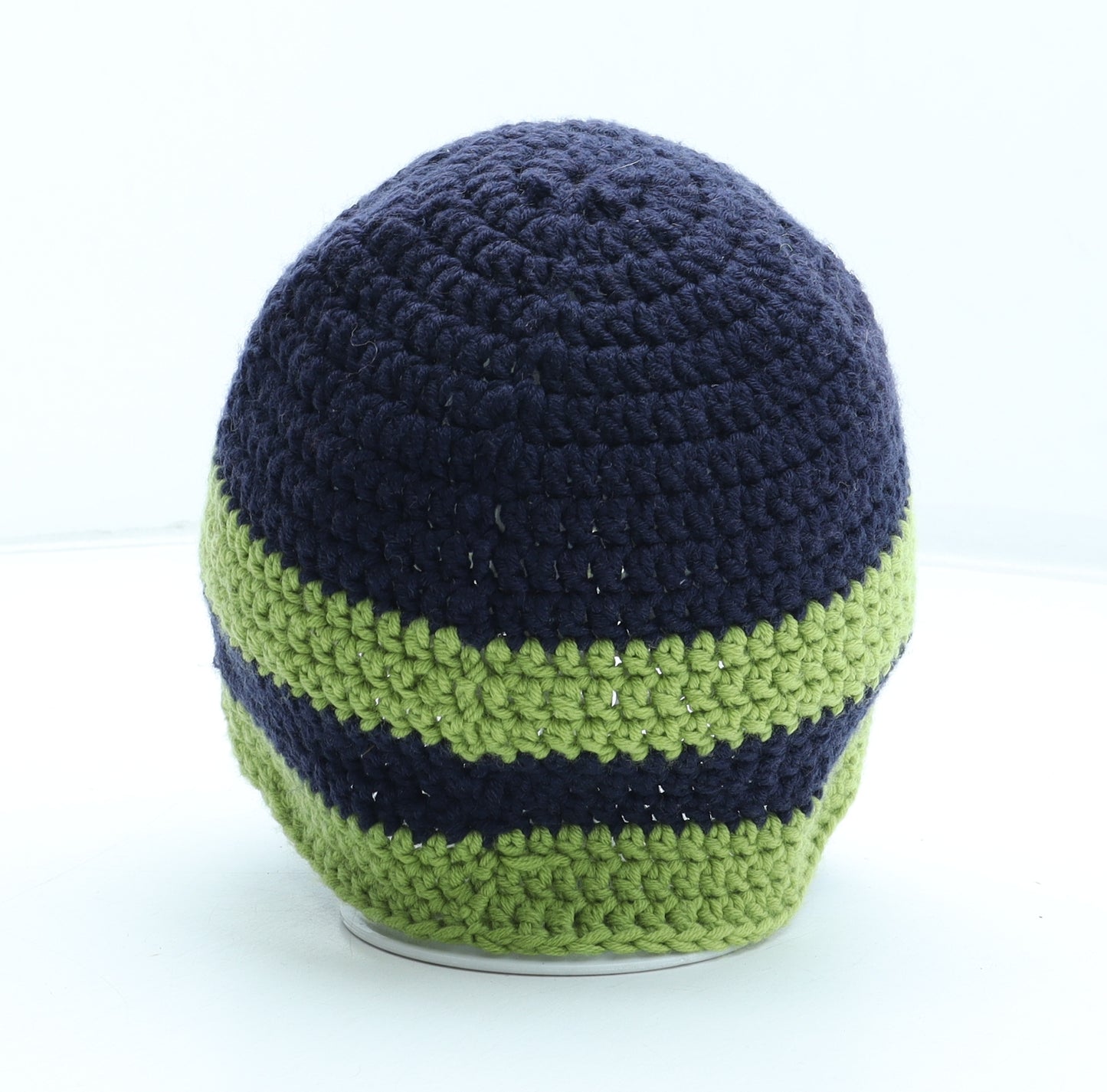 Preworn Mens Blue Acrylic Beanie One Size