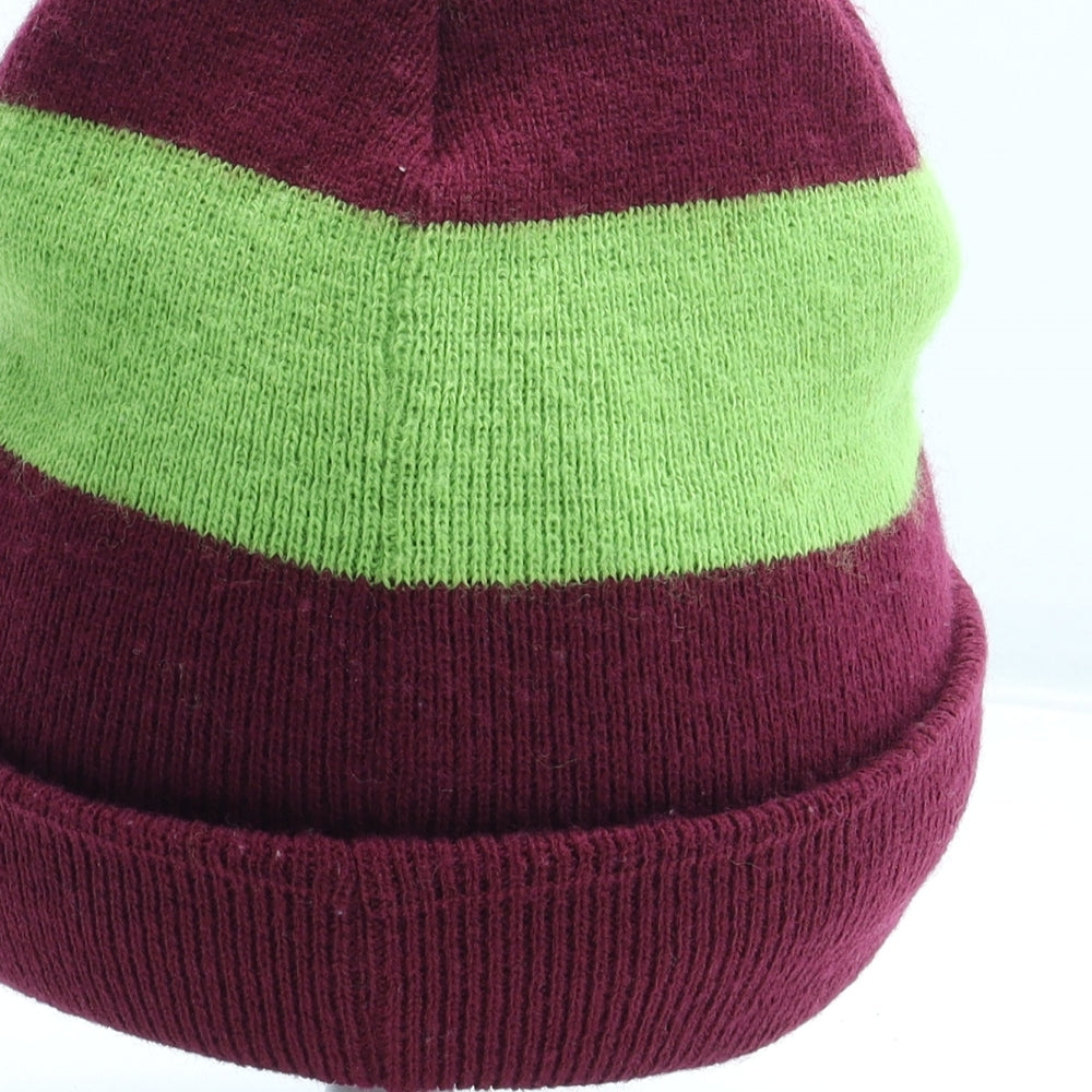 Planks Mens Multicoloured Acrylic Beanie One Size