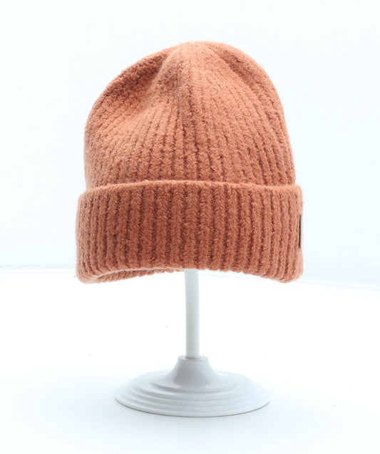 Kuling Boys Orange Wool Beanie Size S