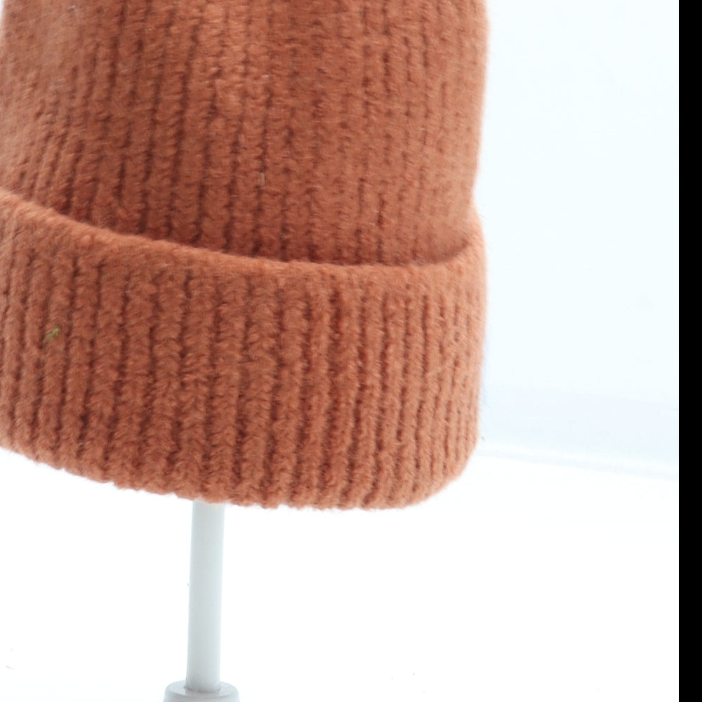 Kuling Boys Orange Wool Beanie Size S