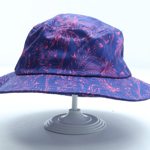 Boardies Boys Purple Geometric Polyester Bucket Hat Size S - Palm Tree Pattern Size 6-10 Years