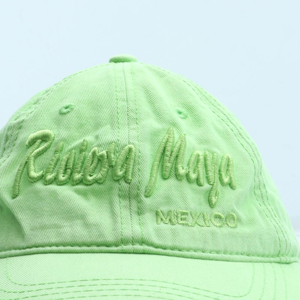 Sports & Caps Womens Green Polyester Snapback Size Adjustable - Rivera Maya Mexico