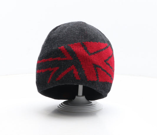 Karrimor Boys Grey Geometric Acrylic Beanie One Size