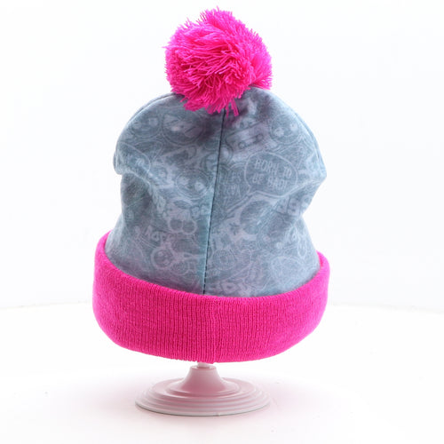 LOL Surprise Girls Pink Geometric Acrylic Bobble Hat One Size