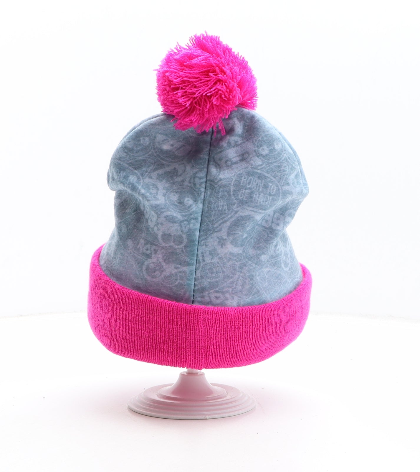 LOL Surprise Girls Pink Geometric Acrylic Bobble Hat One Size