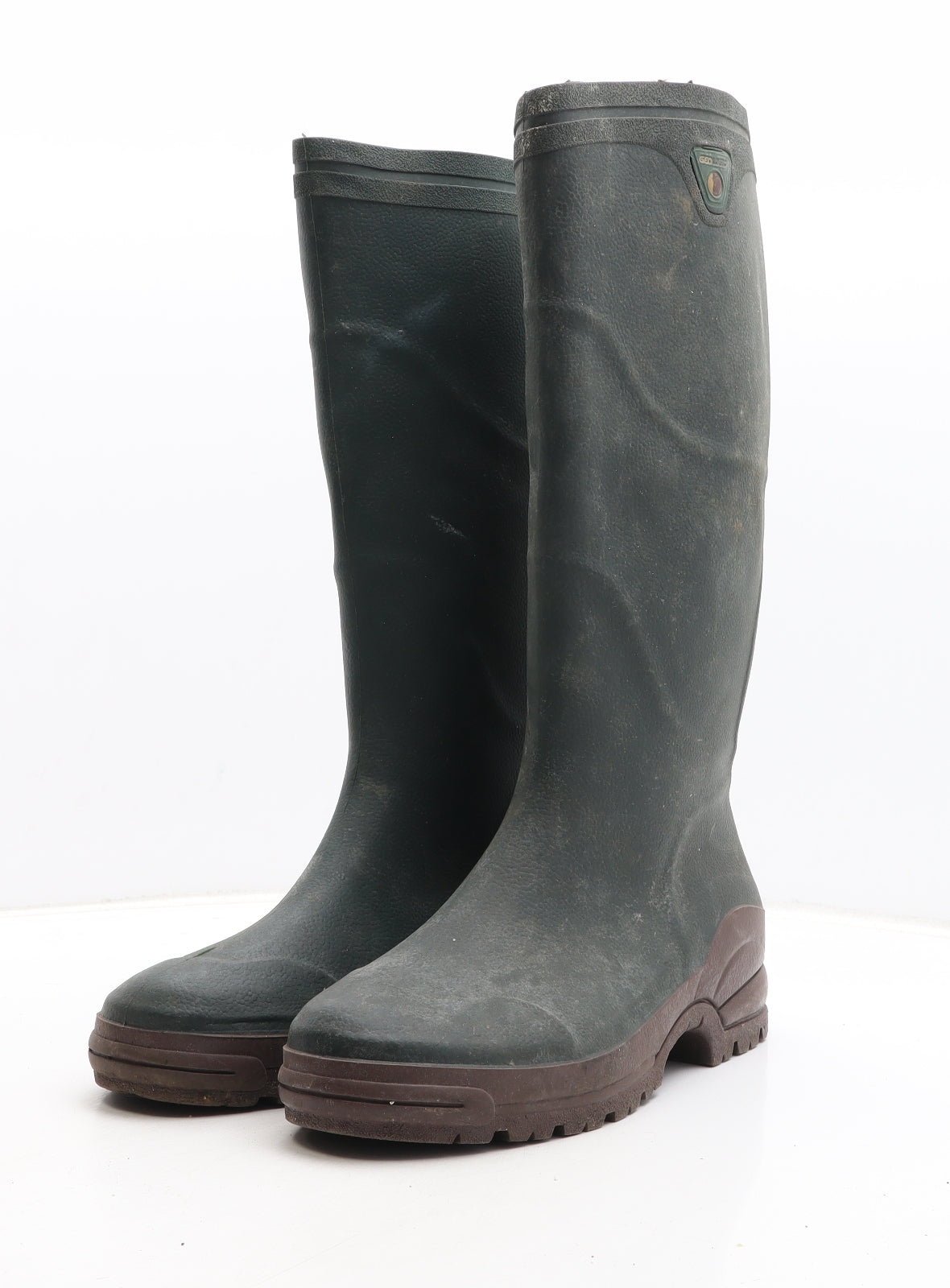 GeoLogic Mens Green Rubber Wellies Boot UK 11 45