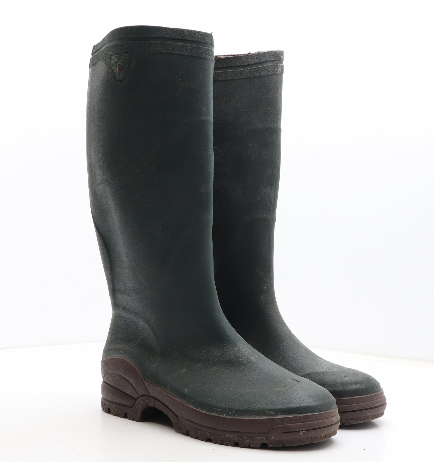GeoLogic Mens Green Rubber Wellies Boot UK 11 45