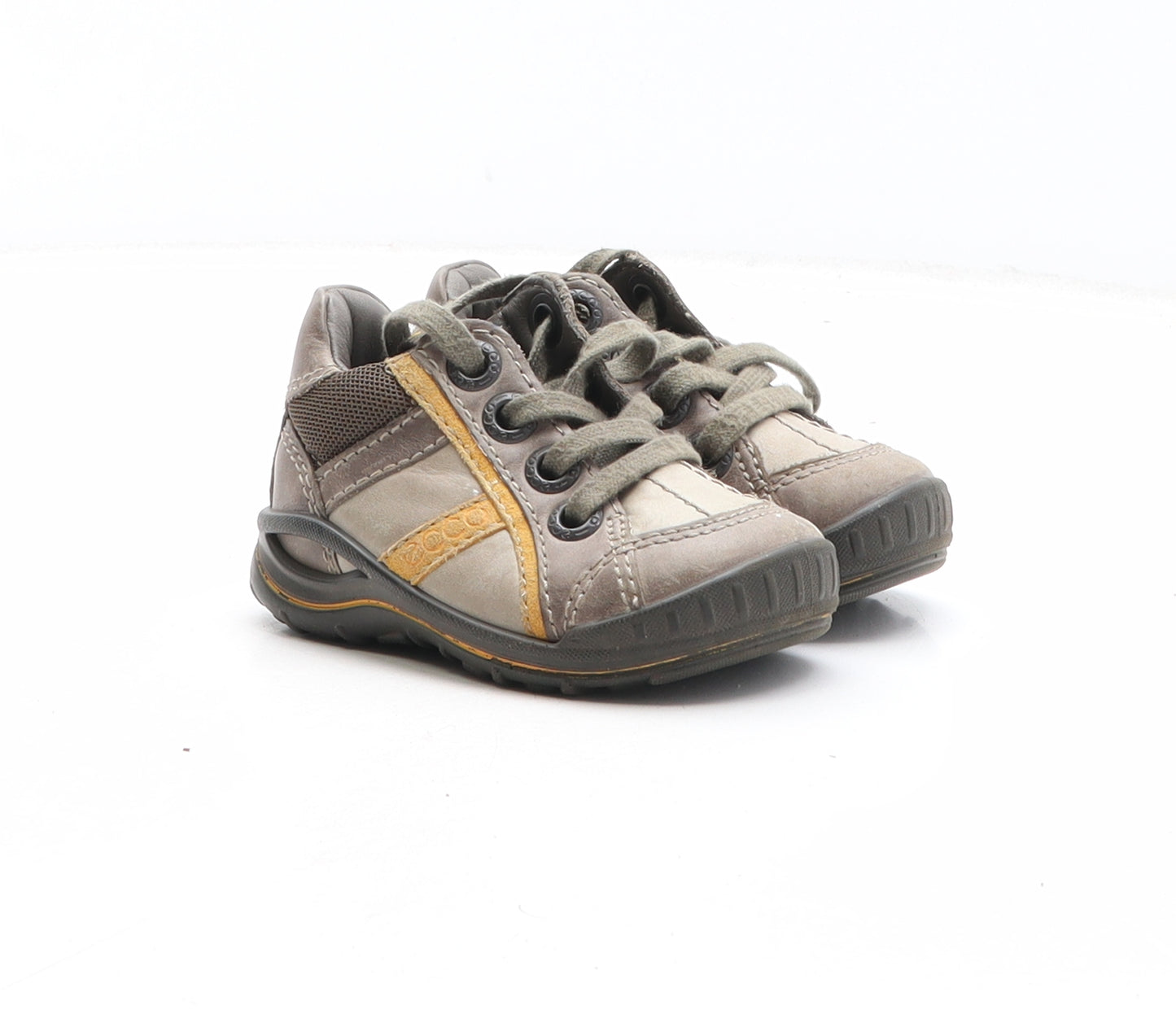 ECCO Boys Green Synthetic Trainer Casual UK 4