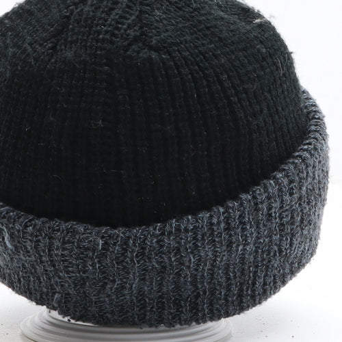 Thinsulate Mens Black Acrylic Beanie One Size