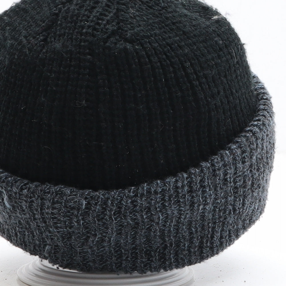 Thinsulate Mens Black Acrylic Beanie One Size