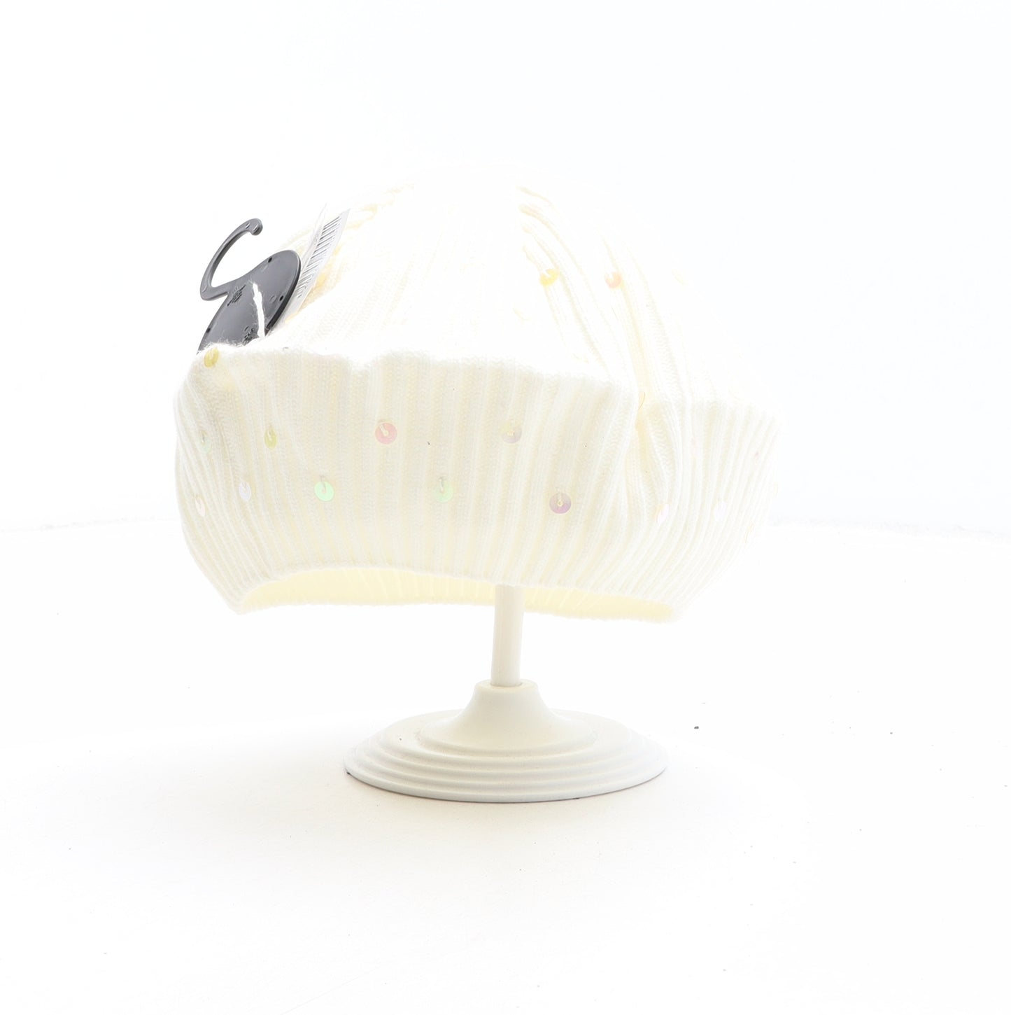 Matalan Womens Beige Acrylic Beanie One Size