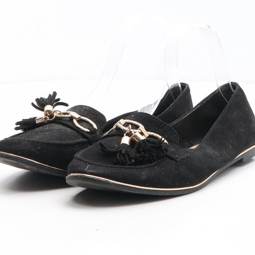 Primark Womens Black Synthetic Loafer Casual UK