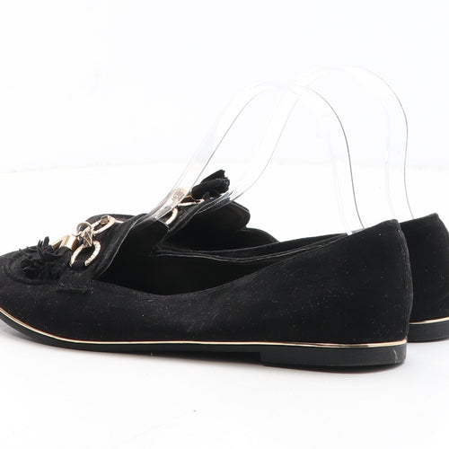 Primark Womens Black Synthetic Loafer Casual UK