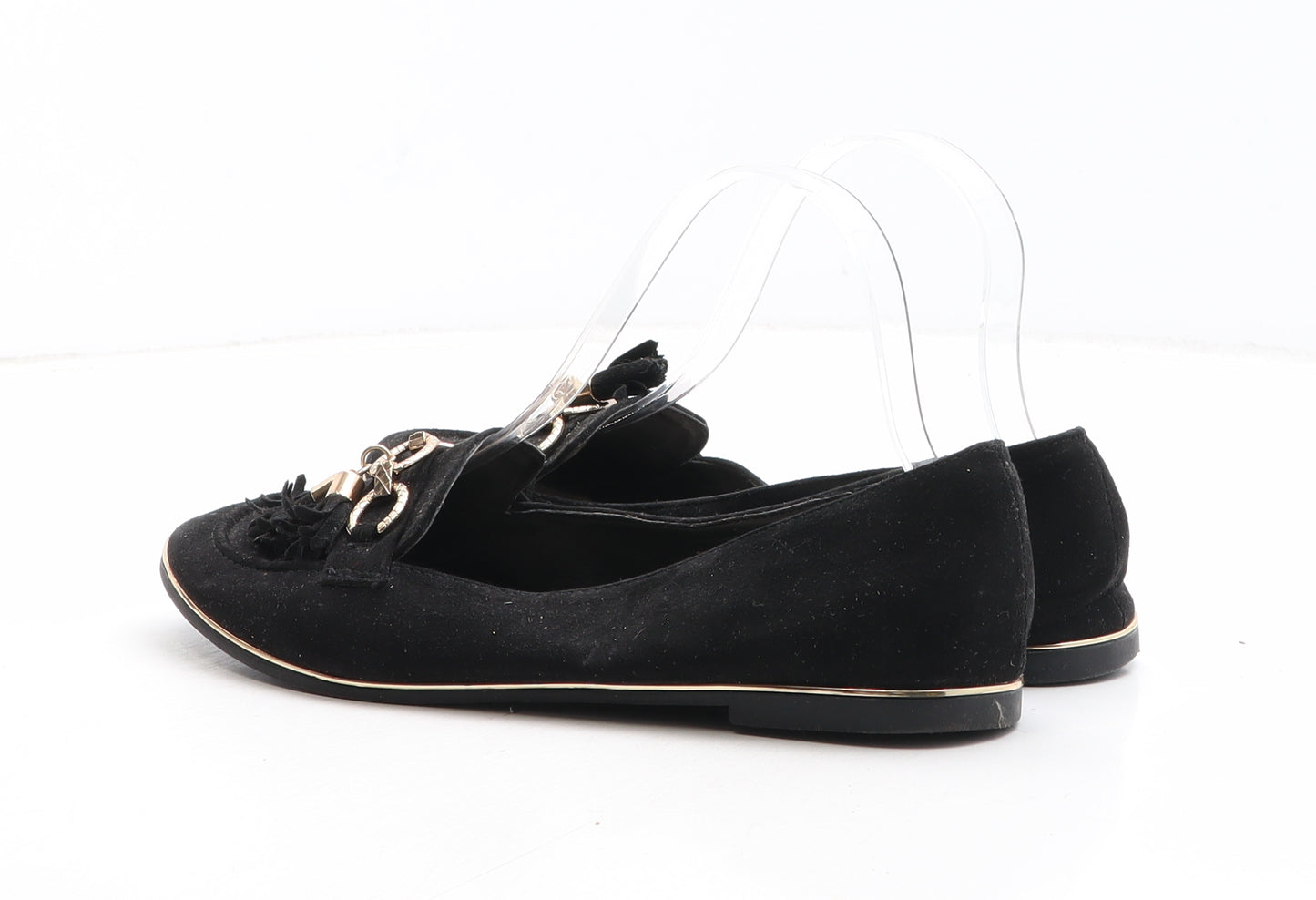 Primark Womens Black Synthetic Loafer Casual UK