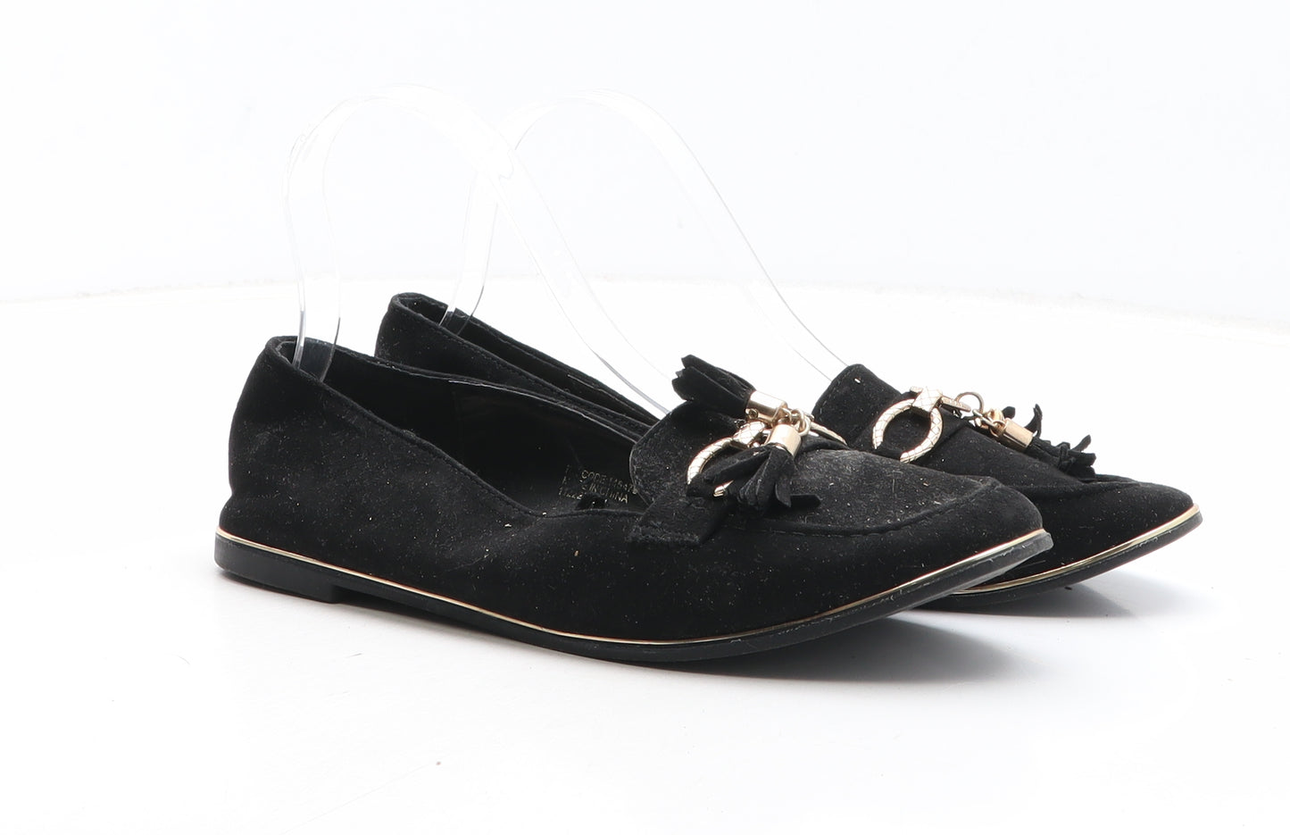 Primark Womens Black Synthetic Loafer Casual UK