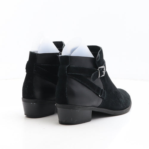 Marks and Spencer Womens Black Synthetic Bootie Boot UK