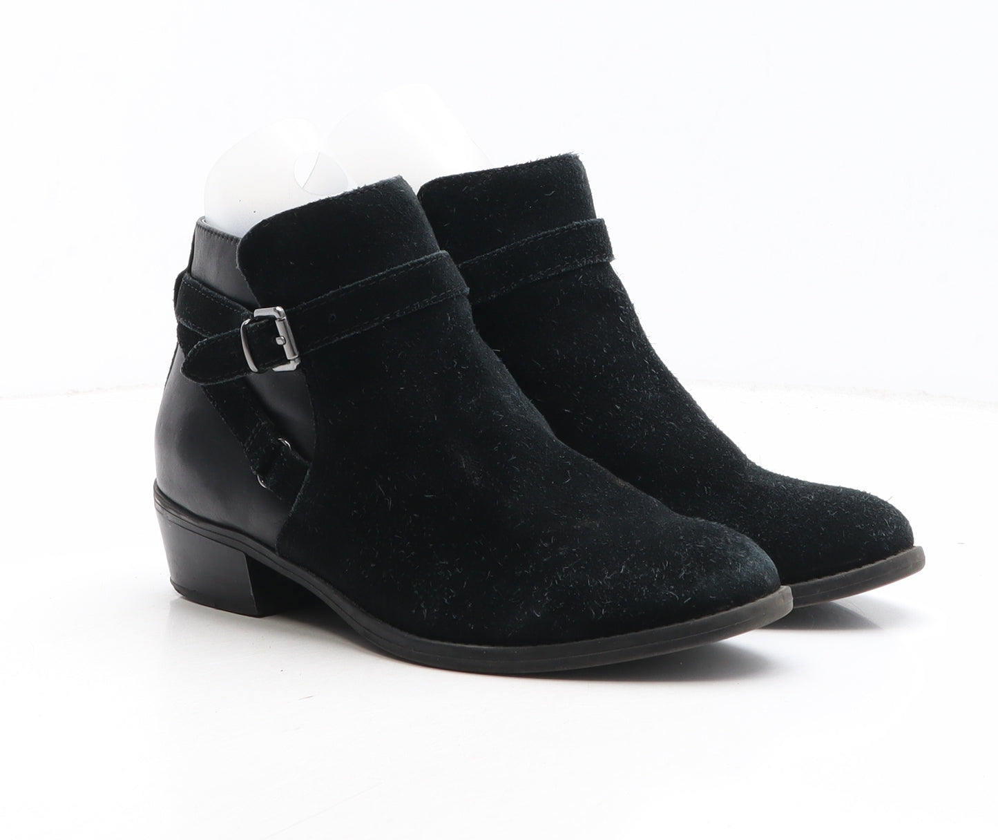 Marks and Spencer Womens Black Synthetic Bootie Boot UK