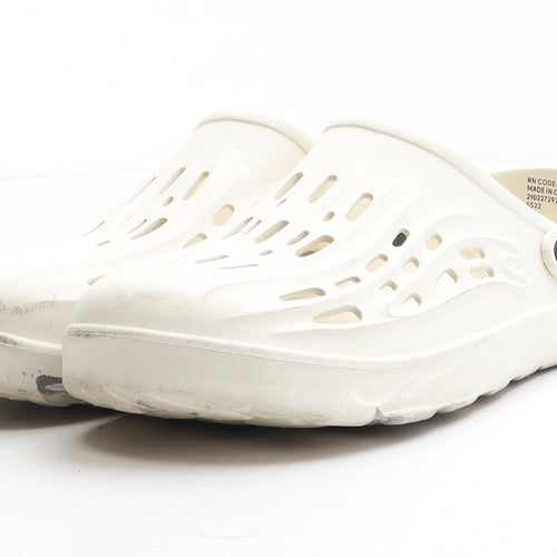 Preworn Mens Beige Synthetic Slip On Sandal UK 12