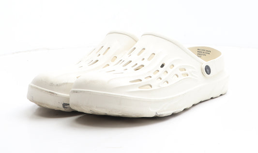 Preworn Mens Beige Synthetic Slip On Sandal UK 12