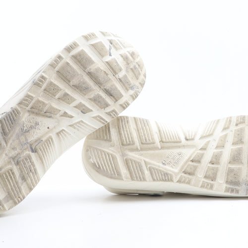 Preworn Mens Beige Synthetic Slip On Sandal UK 12