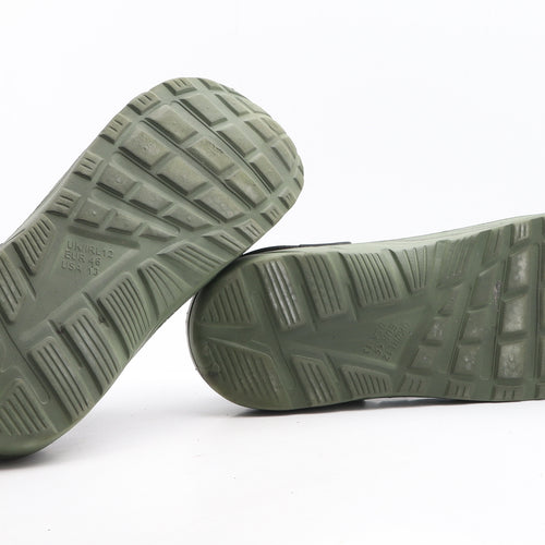 Preworn Mens Green Synthetic Slip On Sandal UK 12
