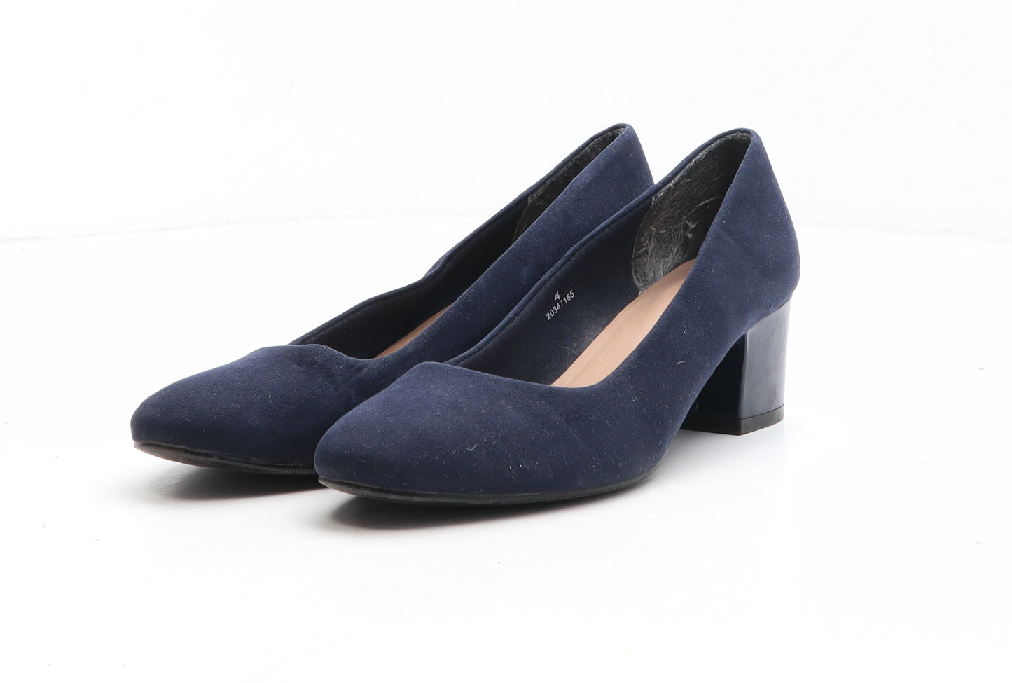 Marks and Spencer Womens Blue Synthetic Court Heel UK