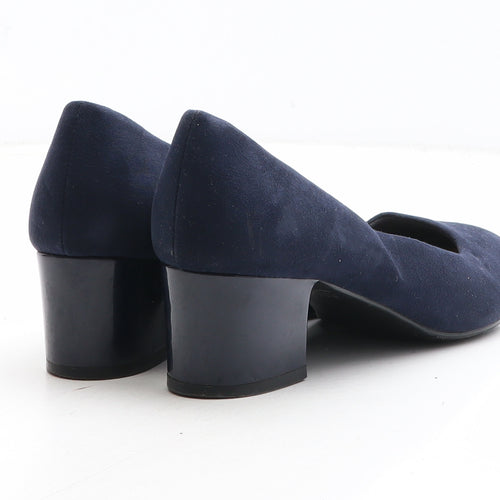 Marks and Spencer Womens Blue Synthetic Court Heel UK