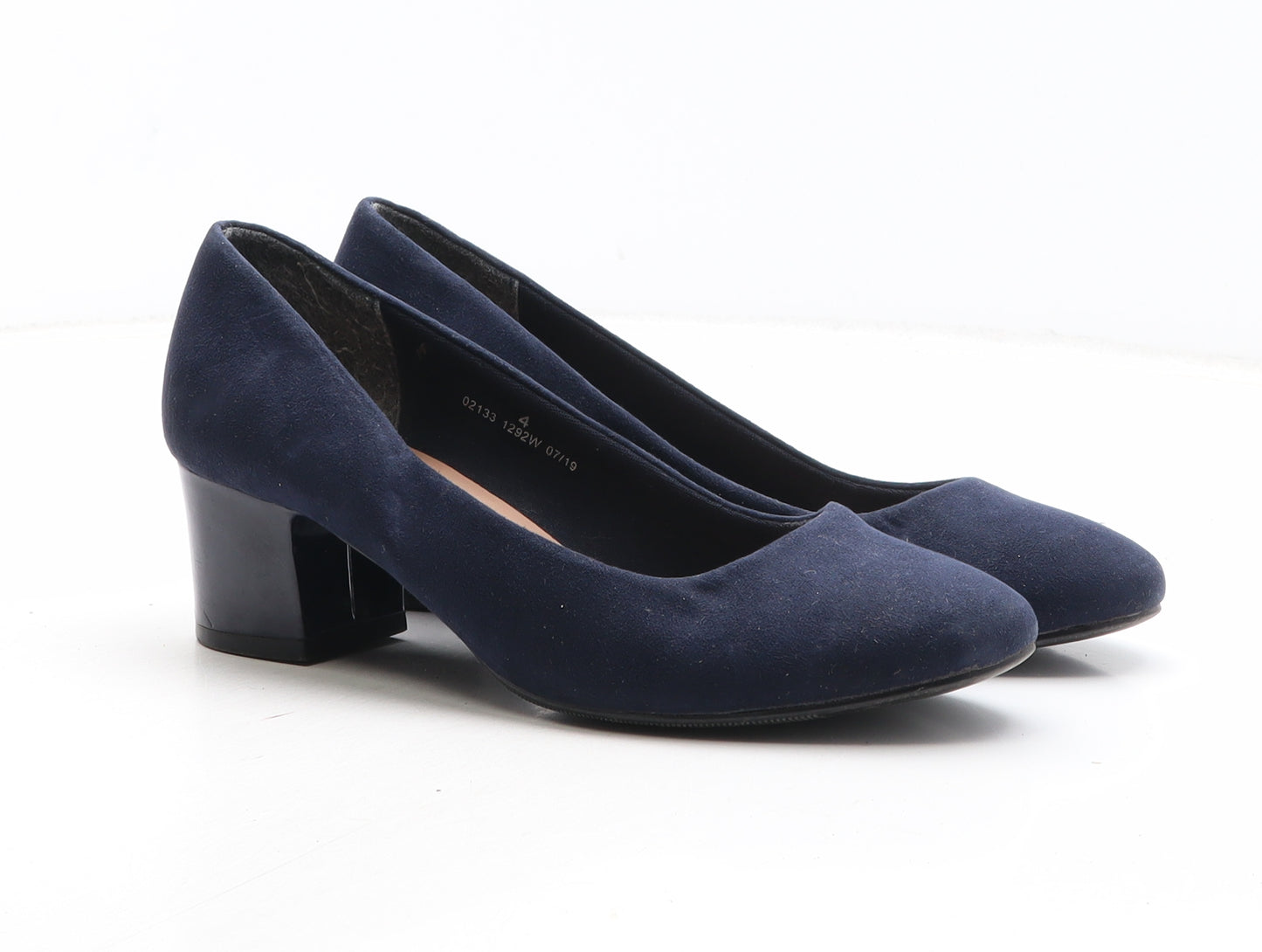 Marks and Spencer Womens Blue Synthetic Court Heel UK