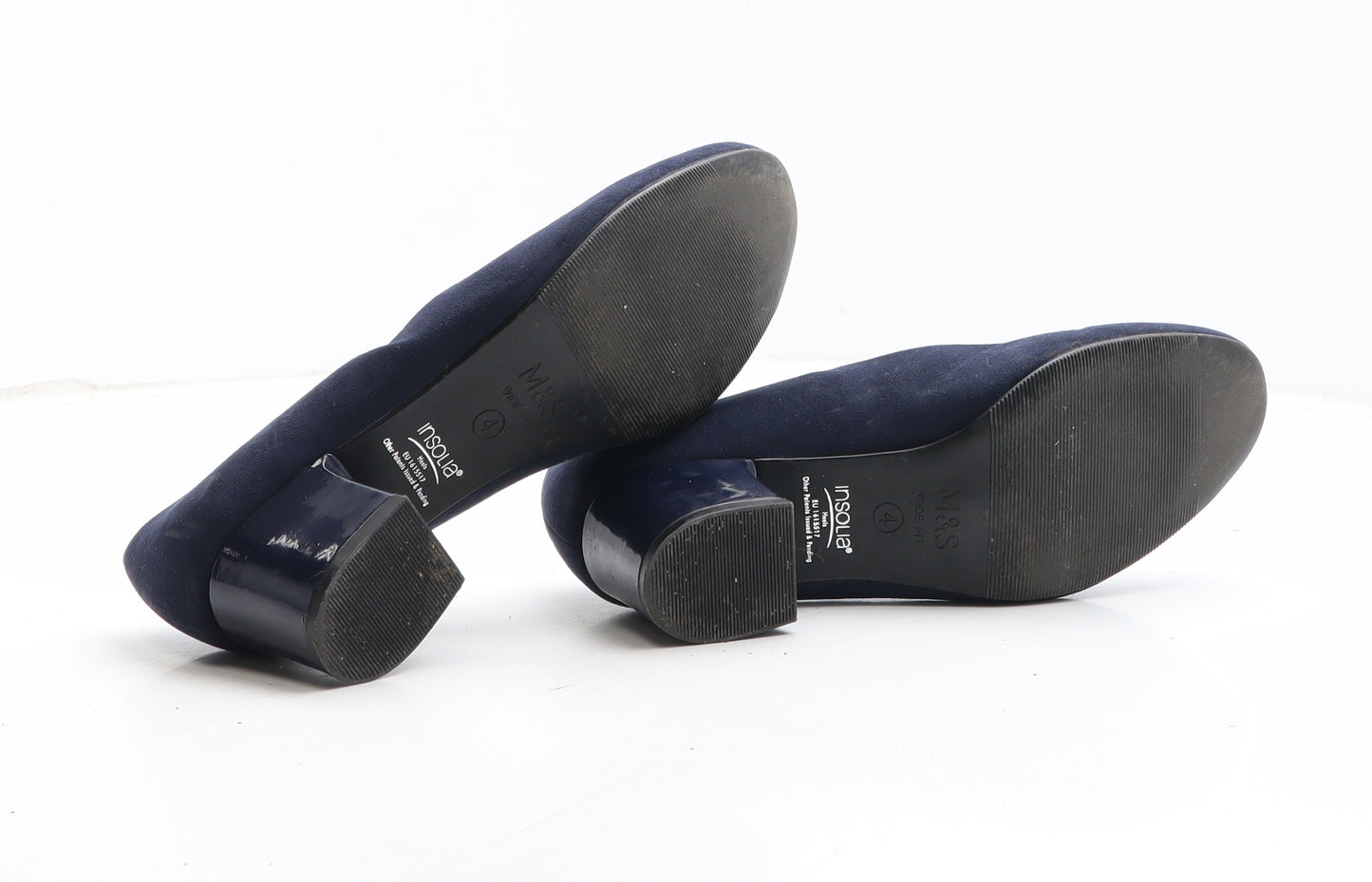 Marks and Spencer Womens Blue Synthetic Court Heel UK