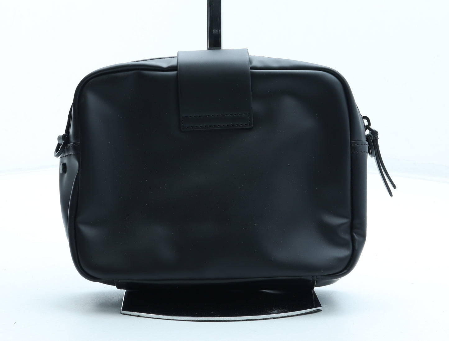 Oliver Bonas Mens Black Polyurethane Gym Bag Size Small