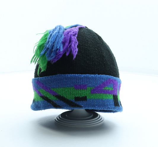 Preworn Mens Multicoloured Acrylic Beanie One Size