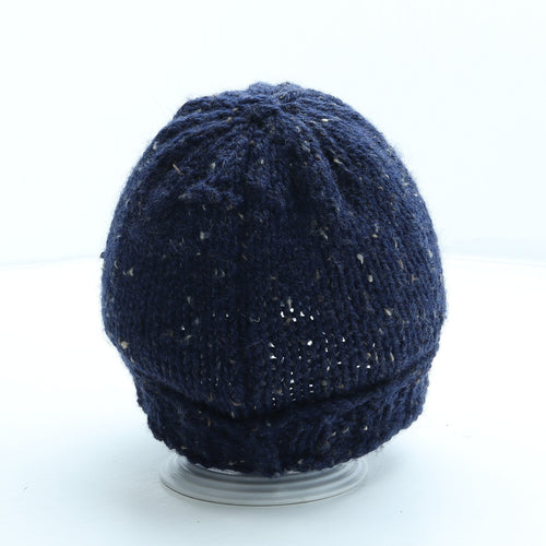 Preworn Mens Blue Acrylic Beanie One Size