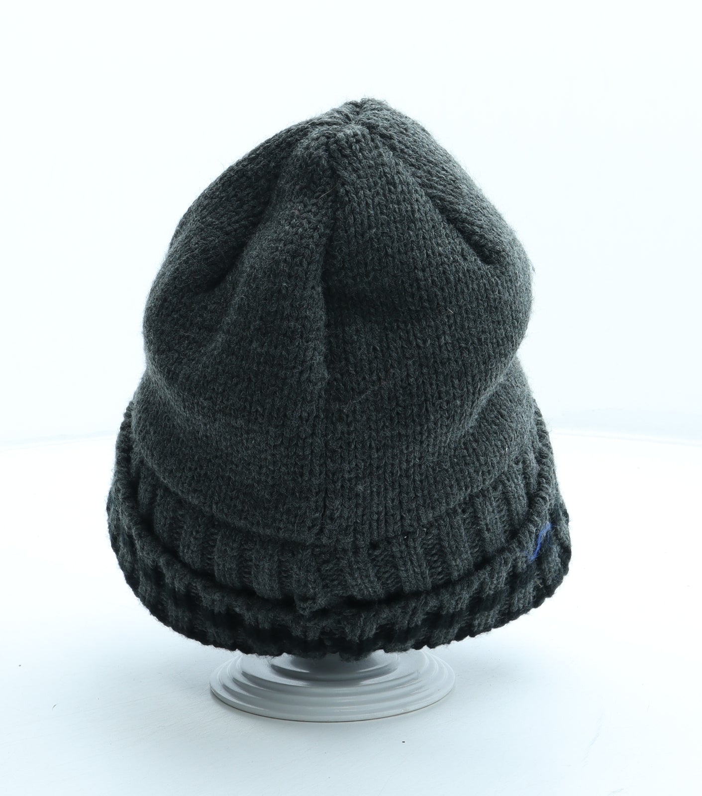 Maine Mens Grey Acrylic Beanie One Size