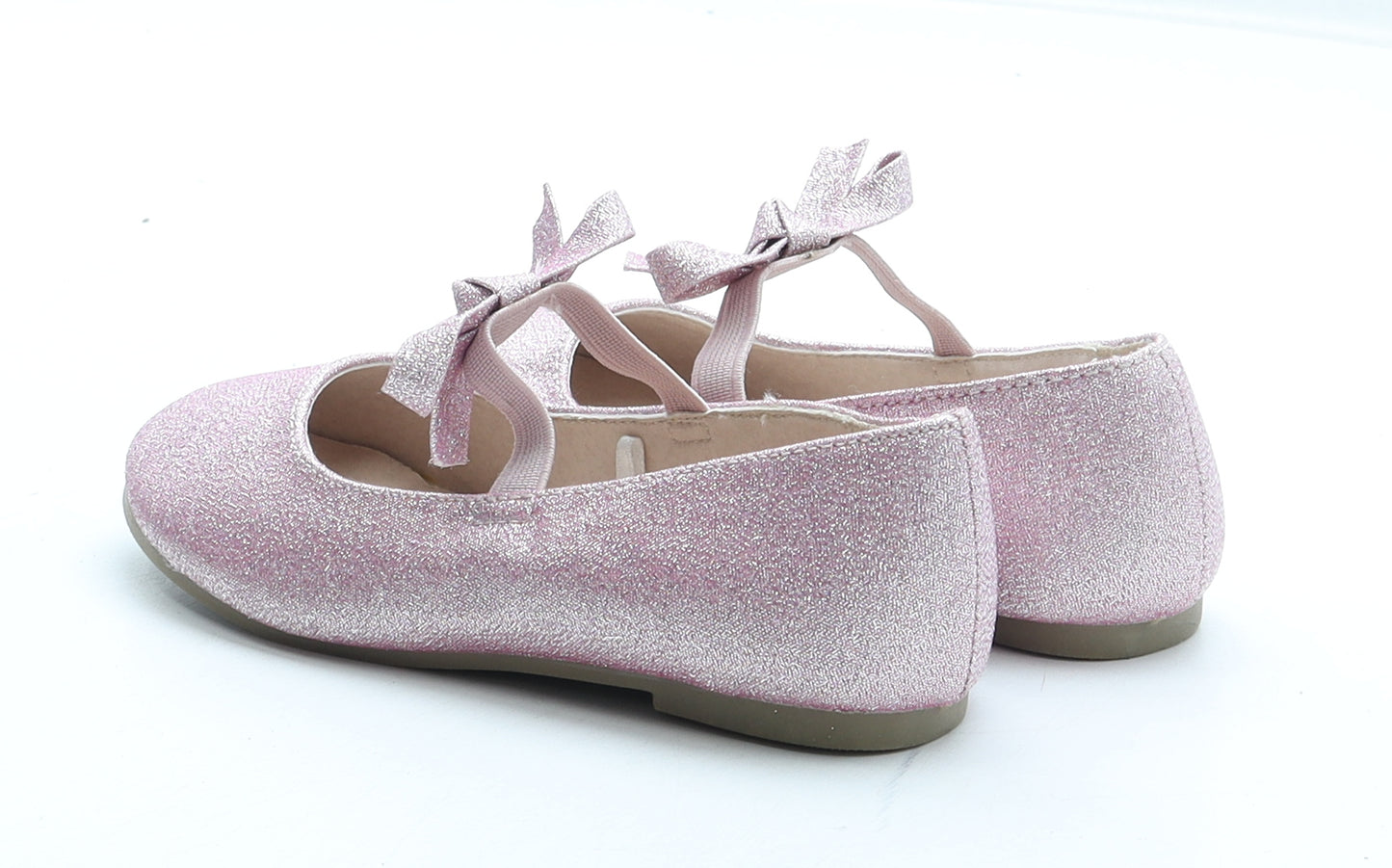 Accessorize Girls Pink Polyurethane Ballet Flat UK 9 26