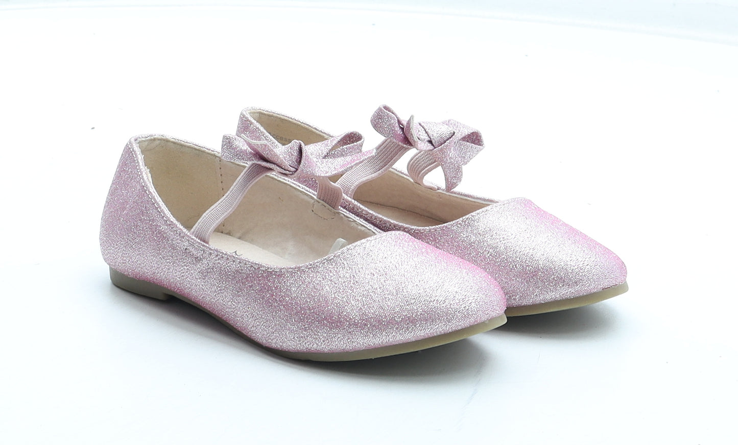 Accessorize Girls Pink Polyurethane Ballet Flat UK 9 26