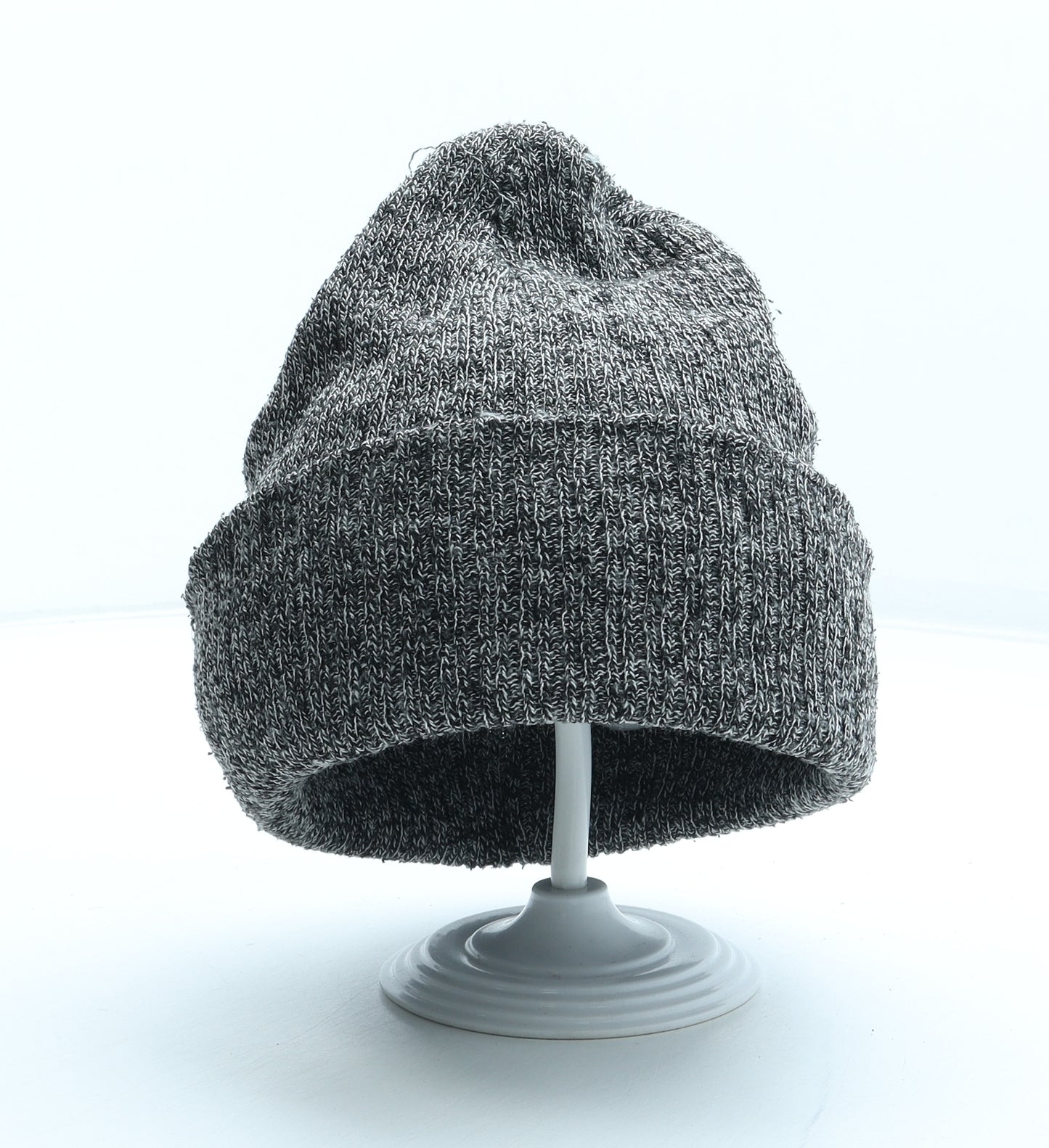 George Mens Grey Acrylic Beanie One Size